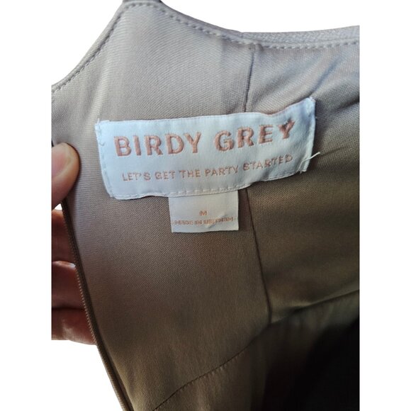 Muted Lavender Stretch Crepe - Birdey Grey - Formal Gown - Picture 6 of 6